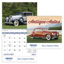 Image of Antique Autos Wall Calendar